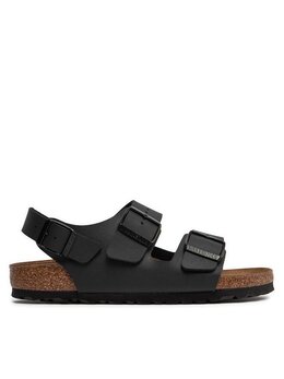 Birkenstock: Чёрные сандалии 
