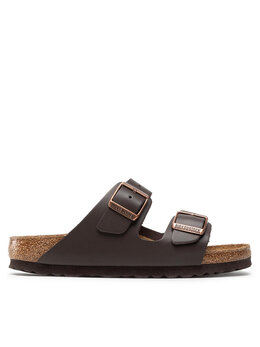 Birkenstock: Коричневые шлёпанцы 