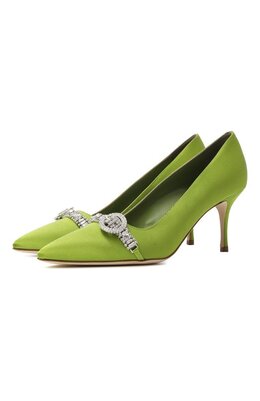 Manolo Blahnik: Зелёные туфли 