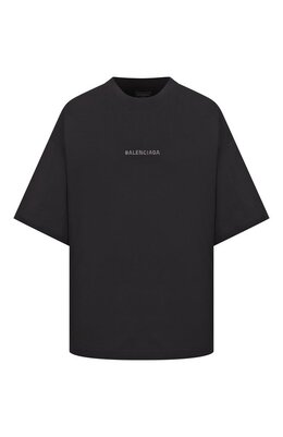 Balenciaga: Хлопковая футболка 