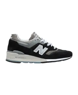 New Balance: Чёрные кроссовки 