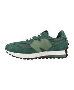 New Balance: Зелёные кроссовки 