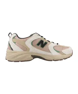 New Balance: Бежевые кроссовки 