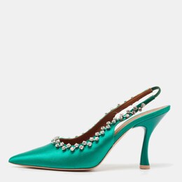 Malone Souliers: Зелёные туфли 
