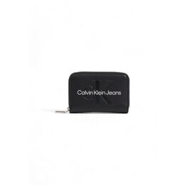 Calvin Klein Jeans: Чёрный кошелёк 