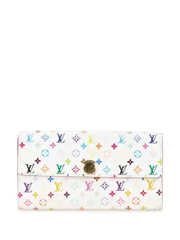 Louis Vuitton Pre-Owned: Белый кошелёк 