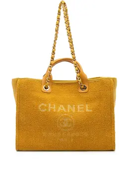 CHANEL Pre-Owned: Жёлтая сумка 