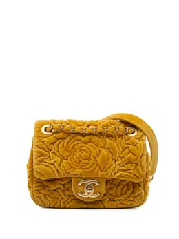 CHANEL Pre-Owned: Жёлтая сумка через плечо 