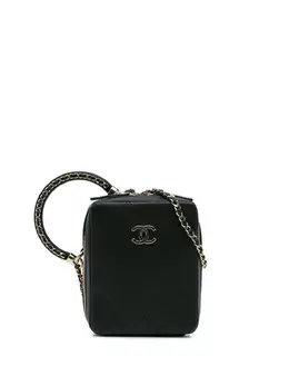 CHANEL Pre-Owned: Чёрная сумка 