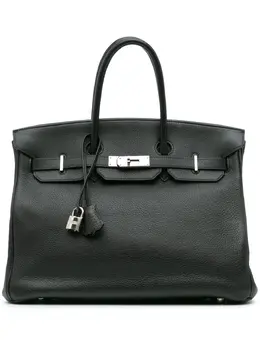 Hermès Pre-Owned: Серебристая сумка 