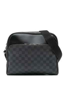 Louis Vuitton Pre-Owned: Чёрная сумка через плечо 
