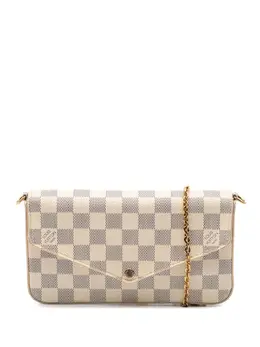Louis Vuitton Pre-Owned: Белая сумка через плечо 