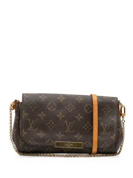 Louis Vuitton Pre-Owned: Коричневая сумка через плечо 