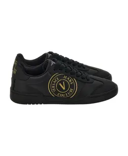 Versace Jeans Couture: Чёрные кроссовки 