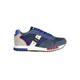 Blauer: Синие кроссовки 