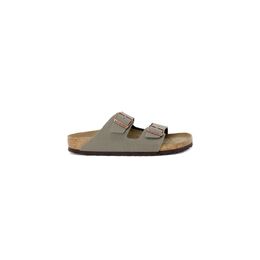 Birkenstock: Серые сандалии 