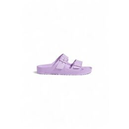 Birkenstock: Фиолетовые сандалии 