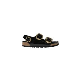 Birkenstock: Чёрные сандалии 