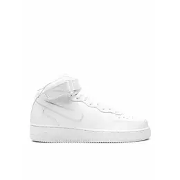 NIKE: Серебристые кроссовки  Air Force 1