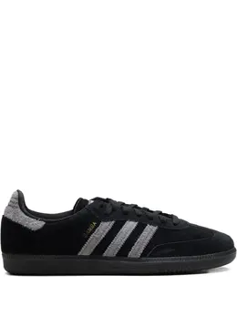 adidas: Чёрные кроссовки  Samba
