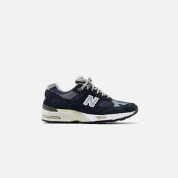New Balance: Синие кроссовки  991