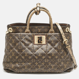Louis Vuitton: Коричневая сумка 