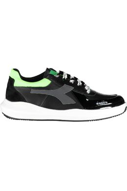 Diadora: Чёрные кроссовки 
