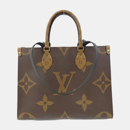 Louis Vuitton: Коричневая сумка-шоппер 