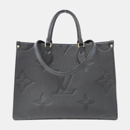 Louis Vuitton: Чёрная сумка-шоппер 
