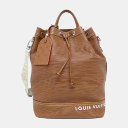 Louis Vuitton: Коричневая сумка  Épi