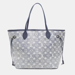 Louis Vuitton: Голубая сумка  Neverfull MM