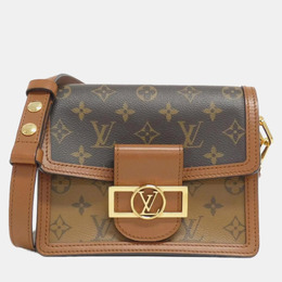Louis Vuitton: Коричневая сумка 