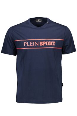 Plein Sport: Синяя футболка 