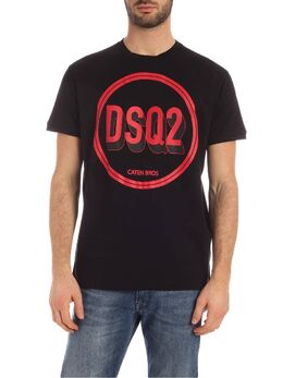 Dsquared2: Чёрная футболка 