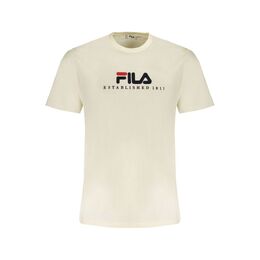 Fila: Бежевая футболка 