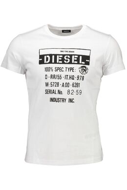Diesel: Белая футболка 