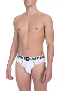 Bikkembergs: Белые трусы 