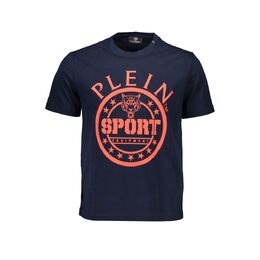 Plein Sport: Синяя футболка 