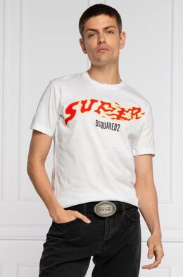 Dsquared2: Белая футболка 