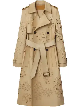 Burberry: Замшевое пальто 