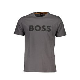 Hugo Boss: Серая футболка 