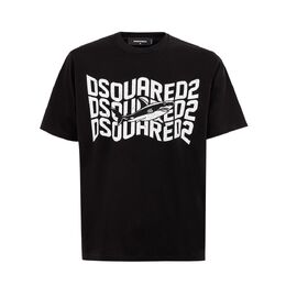 Dsquared2: Чёрная футболка 