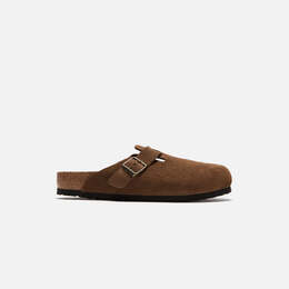 Birkenstock: Тёмные сандалии  Boston