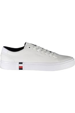 Tommy Hilfiger: Белые кроссовки 