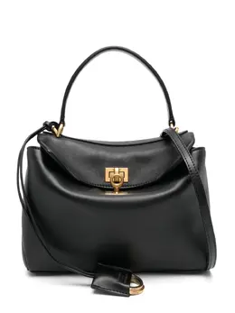Balenciaga: Чёрная сумка-шоппер 