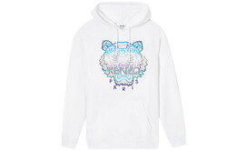Kenzo: Белая толстовка 