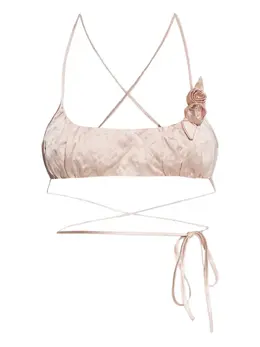 Blumarine: Атласный топ 