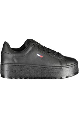 Tommy Hilfiger: Чёрные кроссовки 