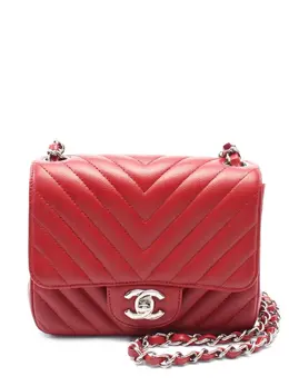 CHANEL Pre-Owned: Красная сумка 