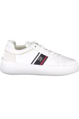 Tommy Hilfiger: Белые кроссовки 
